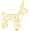 vidaXL Renne de Noël Blanc chaud 60x30x60 cm