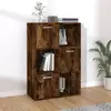 vidaXL Armoire de rangement Chêne fumé 60x29,5x90 cm