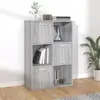 vidaXL Armoire de rangement Sonoma gris 60x29,5x90 cm