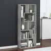 vidaXL Bibliothèque Sonoma gris 67x24x161 cm Bois d'ingénierie
