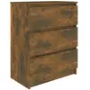 vidaXL Buffet Chêne fumé 60x35x76 cm Bois d'ingénierie