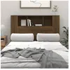 vidaXL Armoire de tête de lit chêne marron 120x18,5x102,5 cm