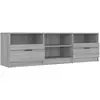 vidaXL Meuble TV Sonoma gris 150x33,5x45 cm Bois d'ingénierie