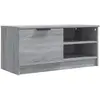 vidaXL Meuble TV Sonoma gris 80x35x36,5 cm Bois d'ingénierie