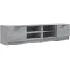 vidaXL Meubles TV 2 pcs Sonoma gris 80x35x36,5 cm Bois d'ingénierie