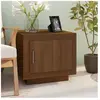 vidaXL Table basse Chêne marron 51x50x45 cm Bois d'ingénierie