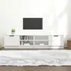 vidaXL Meubles TV 2 pcs Blanc brillant 80x35x36,5 cm Bois d'ingénierie