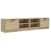 vidaXL Meubles TV 2 pcs Chêne sonoma 80x35x36,5 cm Bois d'ingénierie