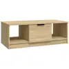 vidaXL Table basse chêne sonoma 102x50x36 cm bois d'ingénierie