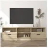 vidaXL Meuble TV Chêne sonoma 150x33,5x45 cm Bois d'ingénierie