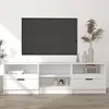 vidaXL Meuble TV Blanc 150x33,5x45 cm Bois d'ingénierie