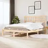 vidaXL Cadre de lit Bois de pin massif 160x200 cm
