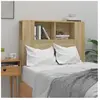 vidaXL Armoire de tête de lit Chêne sonoma 100x18,5x104,5 cm