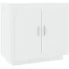 vidaXL Buffet Blanc 80x40x75 cm Bois d'ingénierie