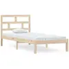 vidaXL Cadre de lit Bois de pin massif 90x200 cm