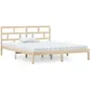 vidaXL Vidaxl Cadre De Lit Bois Massif 120x190 Cm Petit Double