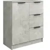 vidaXL Buffet Gris béton 60x30x70 cm Bois d'ingénierie