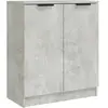 vidaXL Buffet Gris béton 60x30x70 cm Bois d'ingénierie