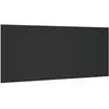 vidaXL Tête de lit Noir 200x1,5x80 cm Bois d'ingénierie