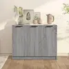 vidaXL Buffet Sonoma gris 90,5x30x70 cm Bois d'ingénierie
