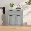 vidaXL Buffet Sonoma gris 60x30x70 cm Bois d'ingénierie