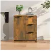 vidaXL Buffet Chêne fumé 60x30x70 cm Bois d'ingénierie