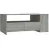 vidaXL Table basse Sonoma gris 102x55x42 cm Bois d'ingénierie