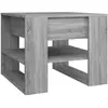 vidaXL Table basse Sonoma gris 55,5x55x45 cm Bois d'ingénierie