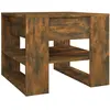 vidaXL Table basse Chêne fumé 55,5x55x45 cm Bois d'ingénierie