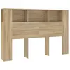 vidaXL Armoire de tête de lit Chêne sonoma 160x18,5x104,5 cm