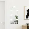 vidaXL Miroir avec éclairage LED 90x45 cm Verre Arche
