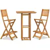 vidaXL Ensemble de bar d'extérieur 3 pcs Bois d'acacia massif