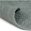 vidaXL Tapis fait à la main Jute Rond 240 cm Vert olive