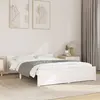 vidaXL Cadre de lit Blanc Bois massif 140x200 cm