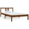 vidaXL Cadre de lit Marron miel Bois massif 100x200 cm