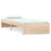 vidaXL Cadre de lit bois massif 75x190 cm petit simple