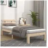 vidaXL Cadre de lit Bois massif 90x200 cm