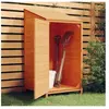 vidaXL Remise de jardin Marron 55x52x112 cm Bois de sapin solide