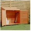vidaXL Remise de jardin Marron 102x52x112 cm Bois de sapin solide