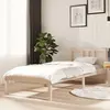 vidaXL Vidaxl Cadre De Lit Bois Massif 75x190 Cm Petit Simple