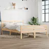 vidaXL Cadre de lit Bois massif 140x200 cm