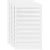 vidaXL Portes d'armoire à persiennes 4pcs blanc 99,3x59,4cm pin massif