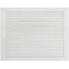 vidaXL Porte d'armoire à persiennes blanc 39,5x59,4 cm pin massif