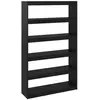 vidaXL Bibliothèque/Séparateur de pièce Noir 100x30x167,5cm Pin massif