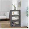 vidaXL Bibliothèque/Séparateur de pièce Gris 60x30x103,5 cm Pin solide
