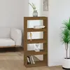 vidaXL Bibliothèque/Séparateur de pièce Marron miel 60x30x135,5 cm Pin