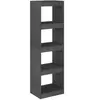 vidaXL Bibliothèque/Séparateur de pièce Gris 40x30x135,5 cm Pin massif