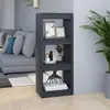 vidaXL Bibliothèque/Séparateur de pièce Gris 40x30x103,5 cm Pin massif