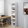 vidaXL Bibliothèque/Séparateur de pièce Blanc 40x30x199 cm Pin massif