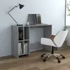 vidaXL Vidaxl Bureau D'ordinateur Portable Gris Béton Bois D'ingénierie
